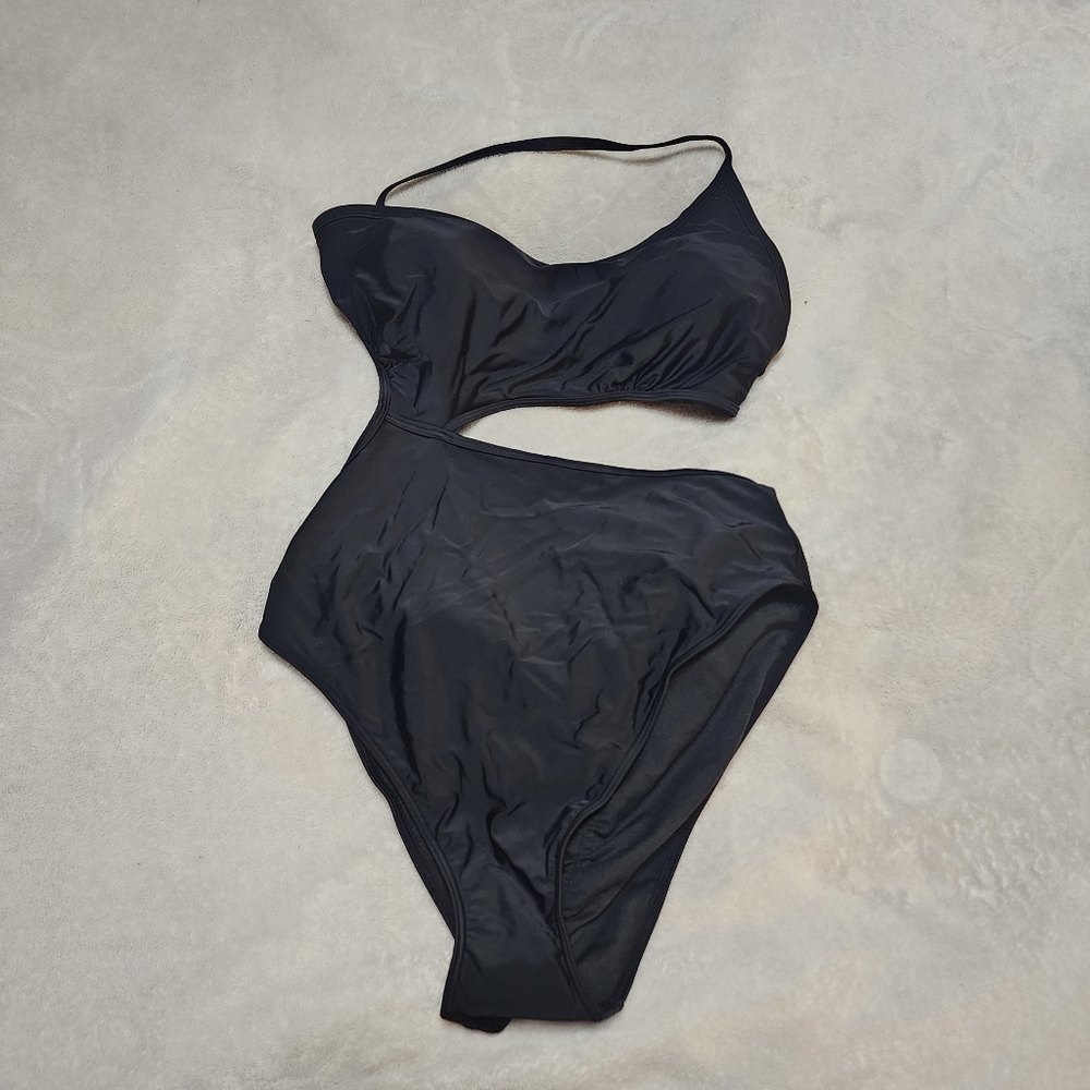 NWT Adore Me Dustin Monokini black one piece cut out bathing suit Sz XL - Picture 10 of 16
